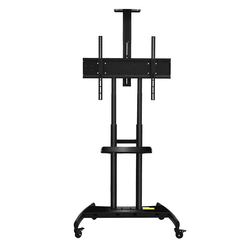 바퀴가 달린 금속 조절 가능한 탈착식 Tv 스탠드